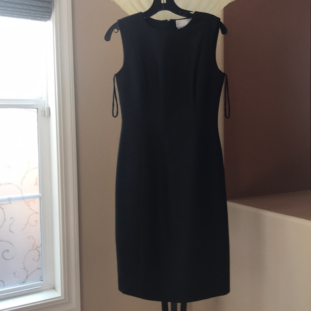 Elegant Badgley Mischka couture silk satin dress